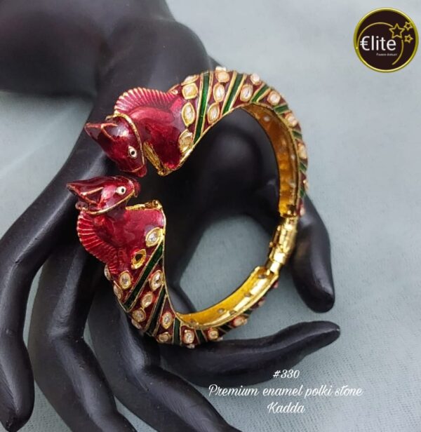 Elite Premium Polki Stone Kada