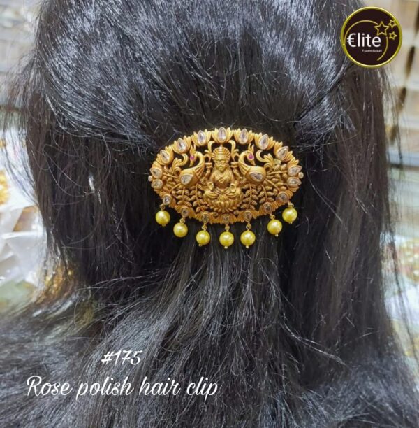 Elite Rose Polish Hair Clip