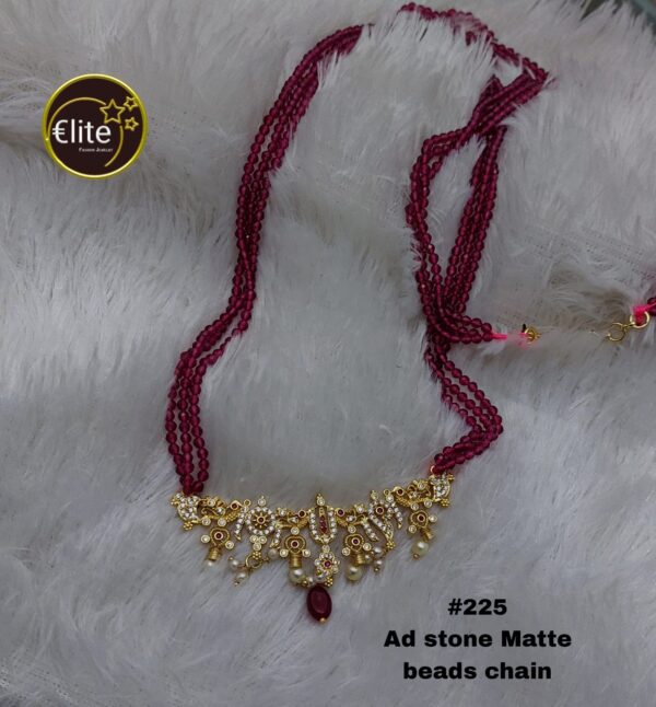 Elite AD Stone Matt Beads Chain