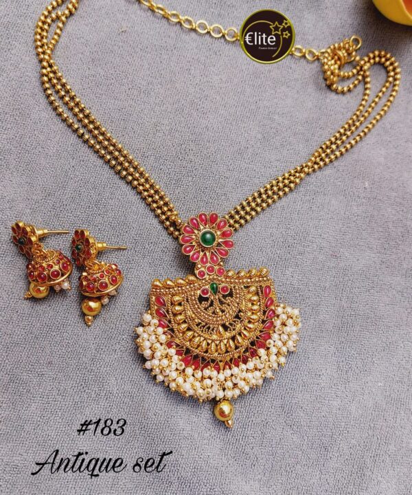 Elite Antique Pendant Set
